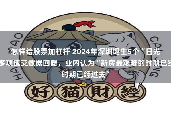 怎样给股票加杠杆 2024年深圳诞生5个“日光盘”，多项成交数据回暖，业内认为“新房最艰难的时期已经过去”