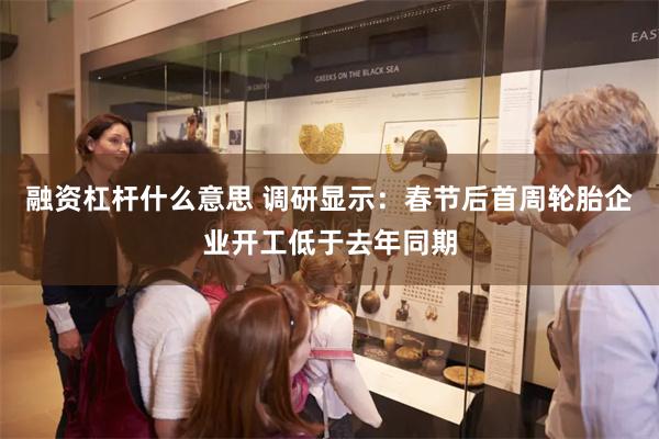 融资杠杆什么意思 调研显示：春节后首周轮胎企业开工低于去年同期
