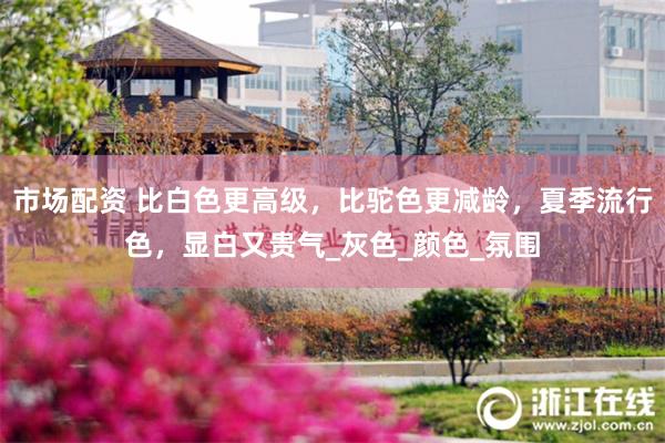 市场配资 比白色更高级，比驼色更减龄，夏季流行色，显白又贵气_灰色_颜色_氛围